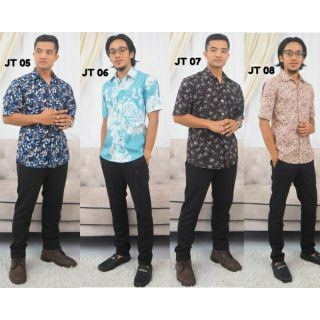 Kemeja Batik  Cotton JT 01 20 English  Cotton Baju  Batik  