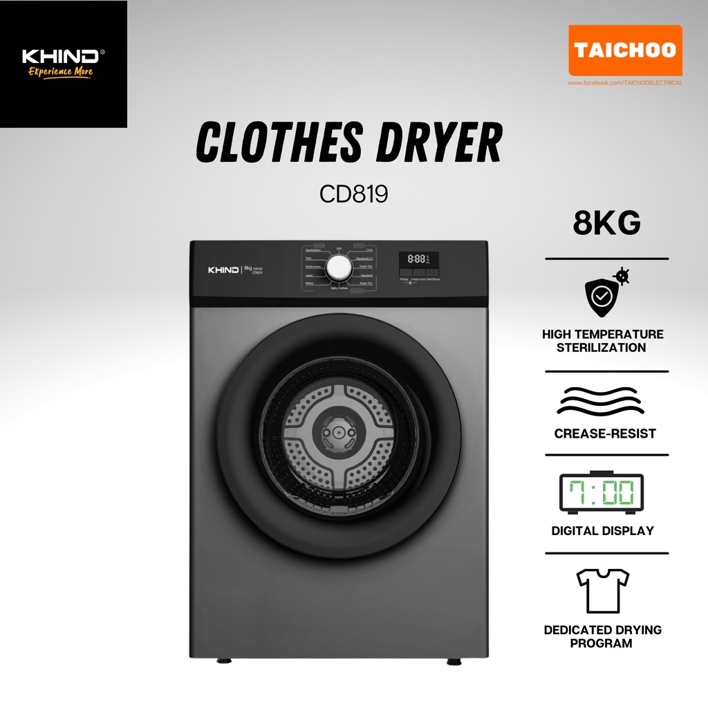 Khind Clothes Dryer 8kg