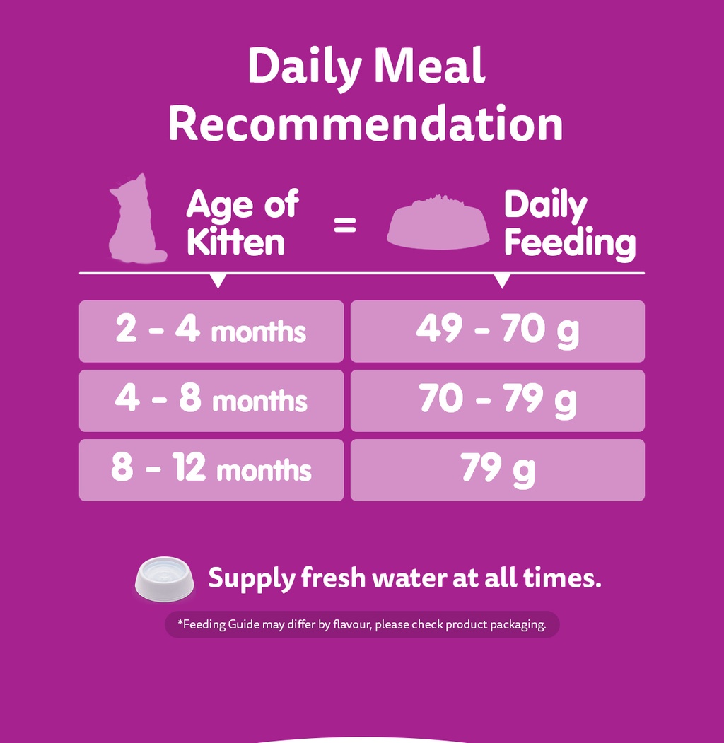 WHISKAS Junior Mackerel Flavor with Milk Kitten Food, 1.1 kg. Dry Cat