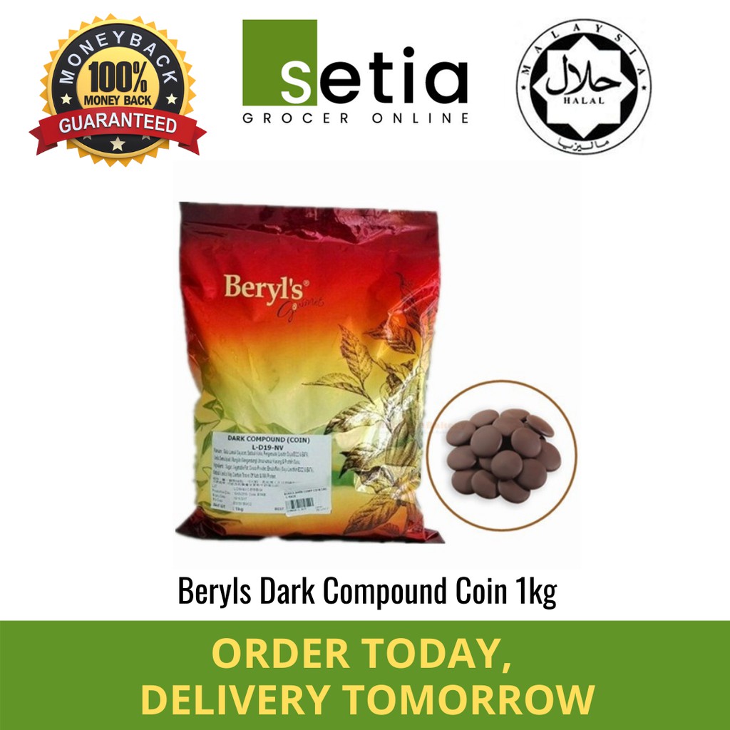 Beryls Dark Compound Coin 1kg Shopee Malaysia