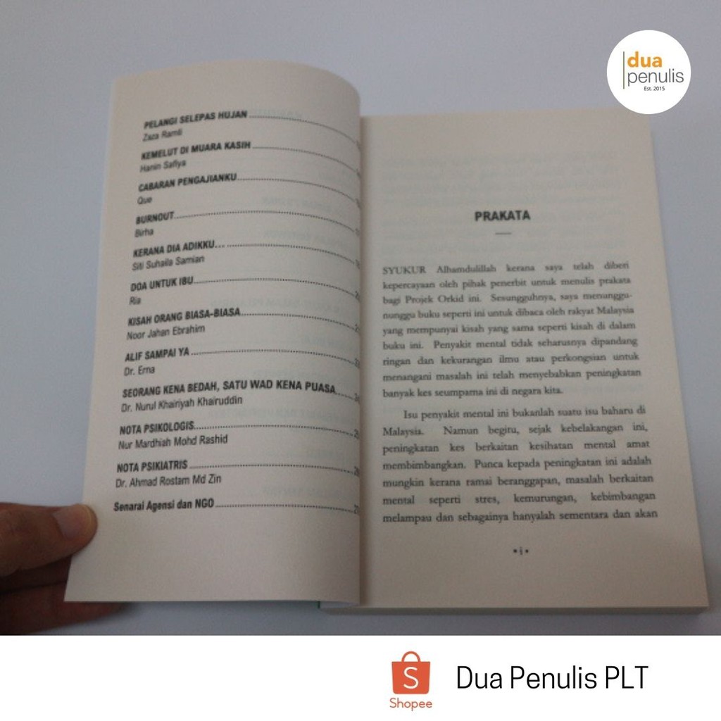 Projek Orkid Masih Ada Yang Sayang Kisah Pejuang Kesihatan Mental Depresi Depression Bipolar Psikologi Shopee Malaysia