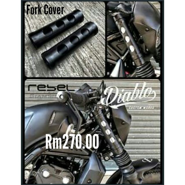 honda rebel 500 fork covers