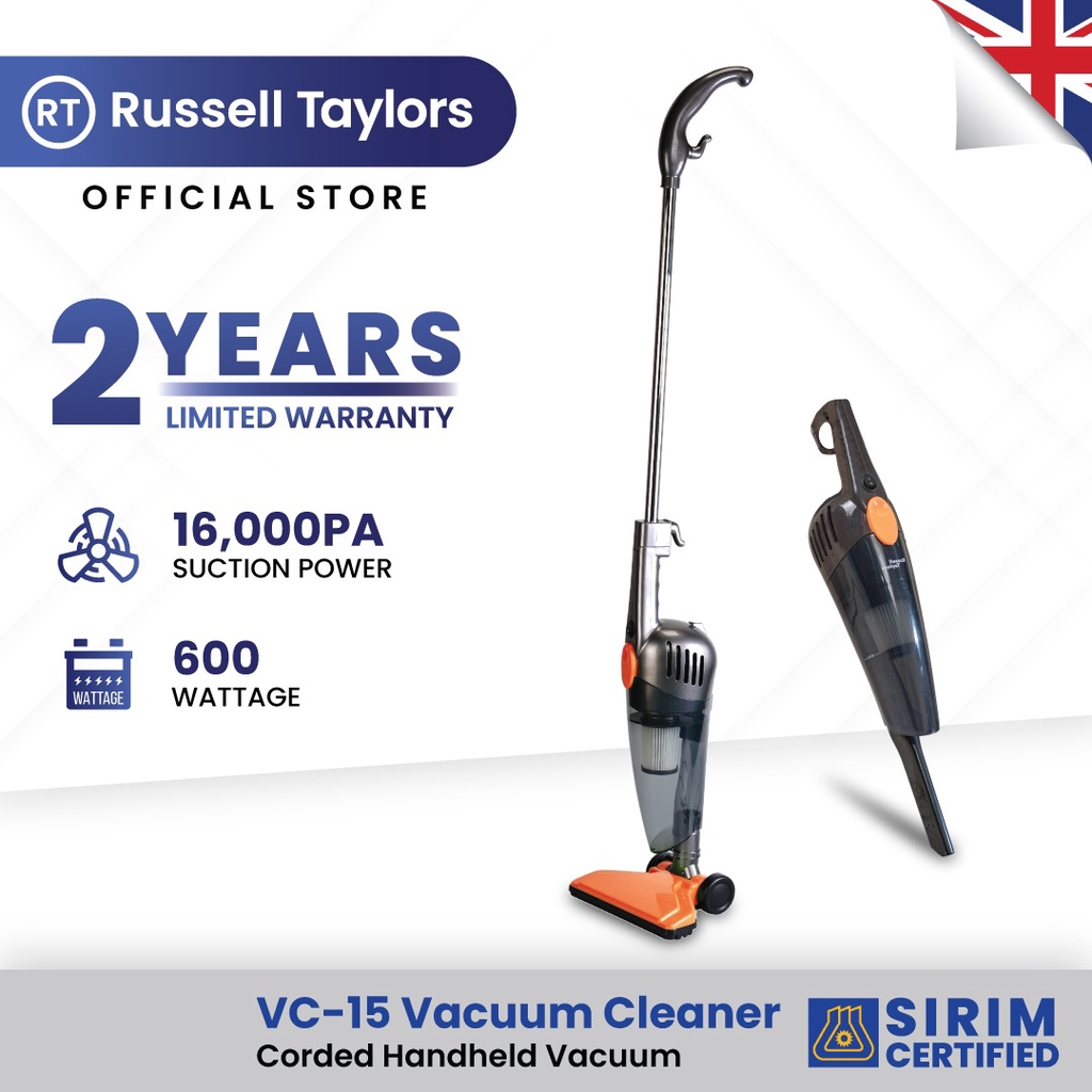 Russell Taylors Handheld Vacuum Cleaner (600W) VC-15