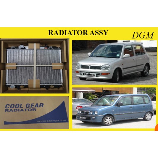 PERODUA KELISA/KENARI AUTO RADIATOR ASSY 26MM 2LAYER 