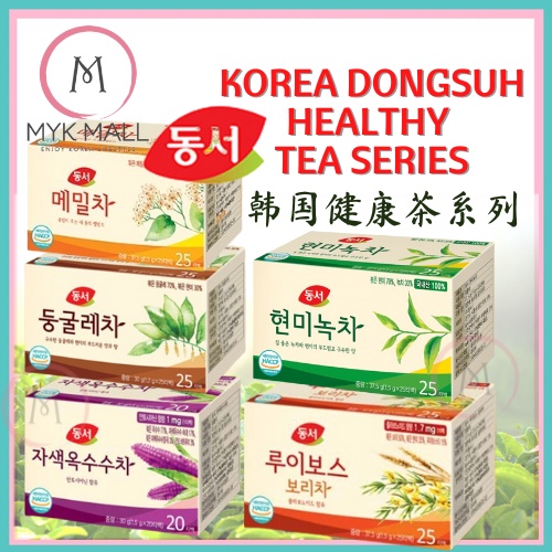 Korea Dongsuh Brown Rice Green Tea Bag 25 Tea Bags