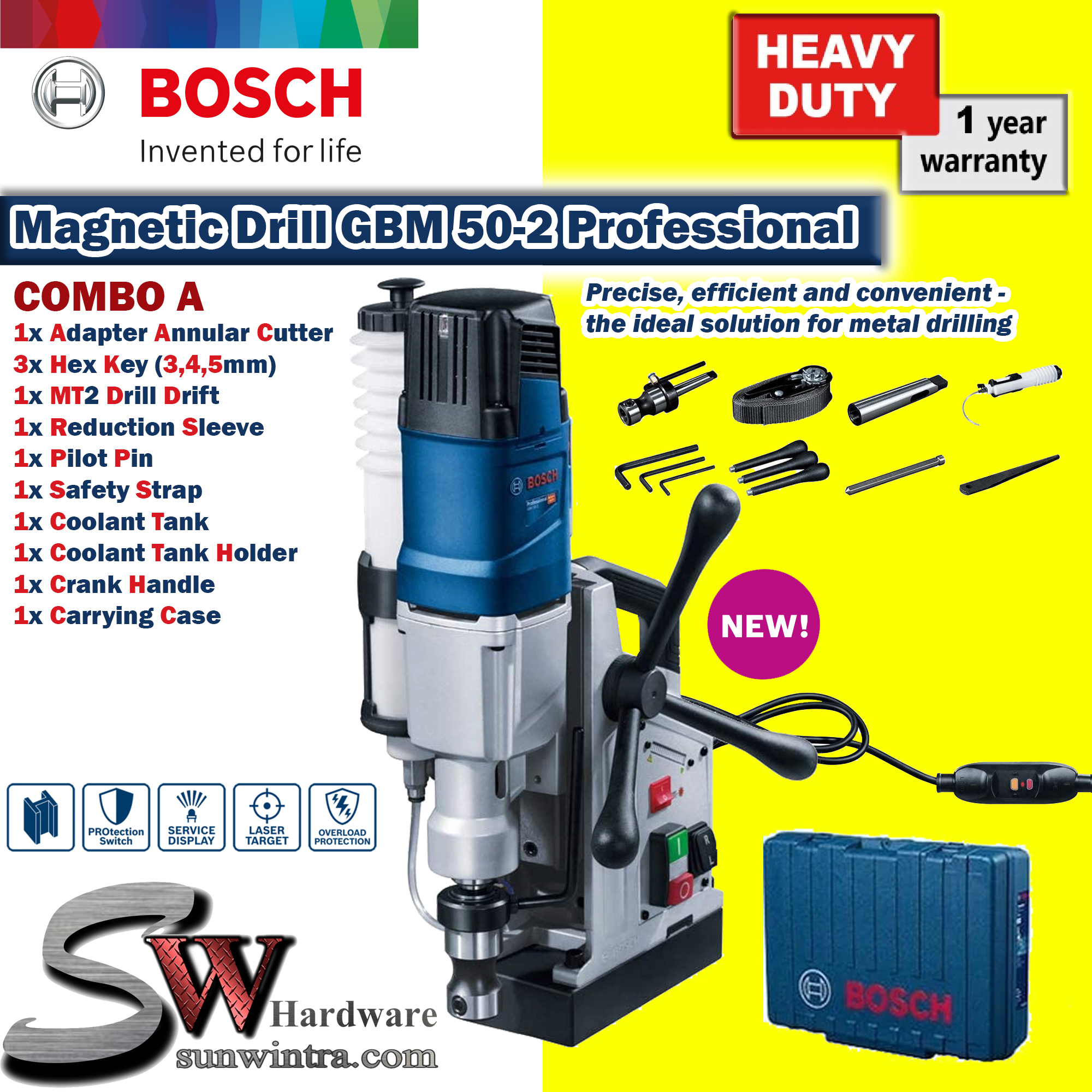 Bosch Drill Press GBM 502 Professional GBM502 Shopee Malaysia