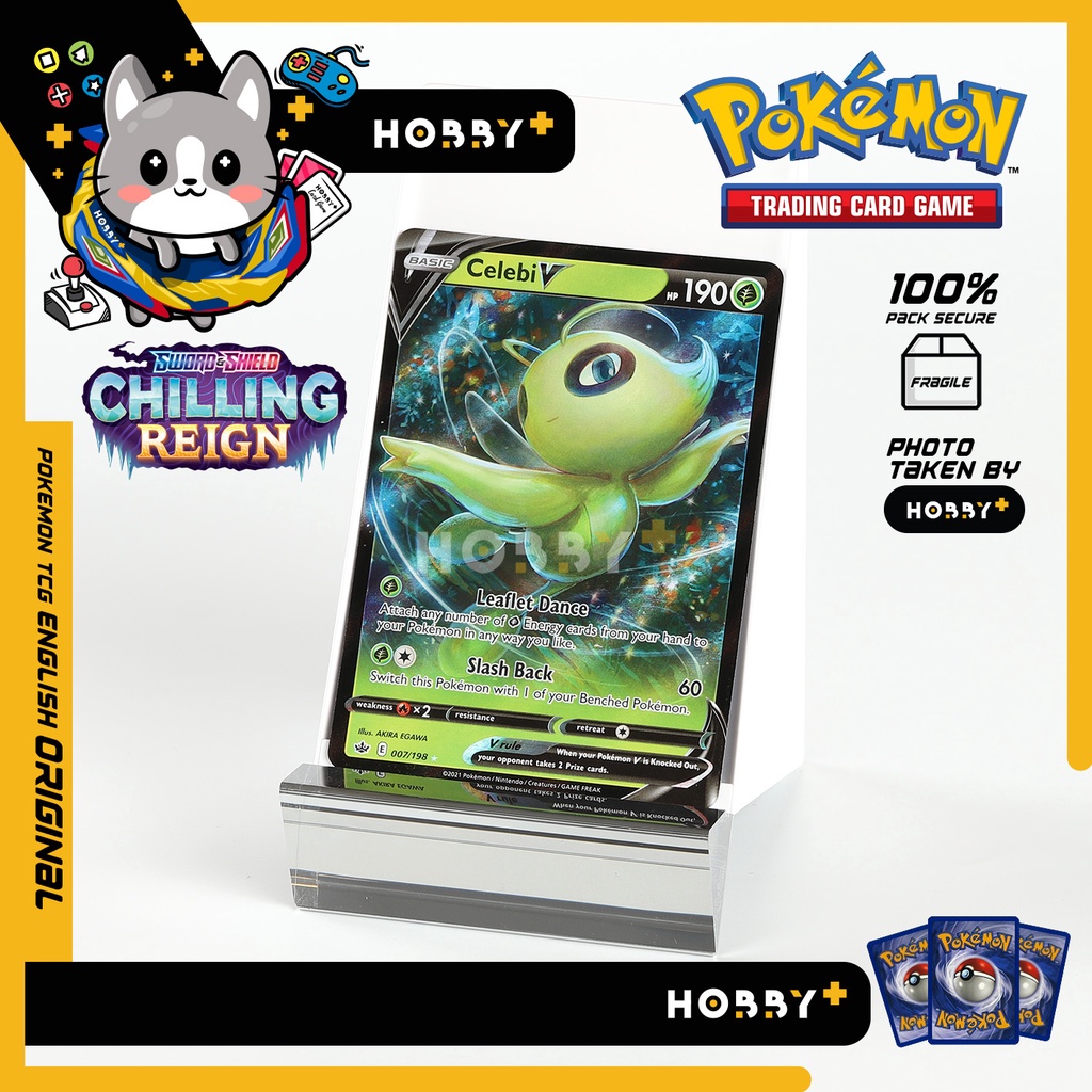 Carte Pokémon Celebi-VMAX 008/198 Ultra Rare Règne de Glace