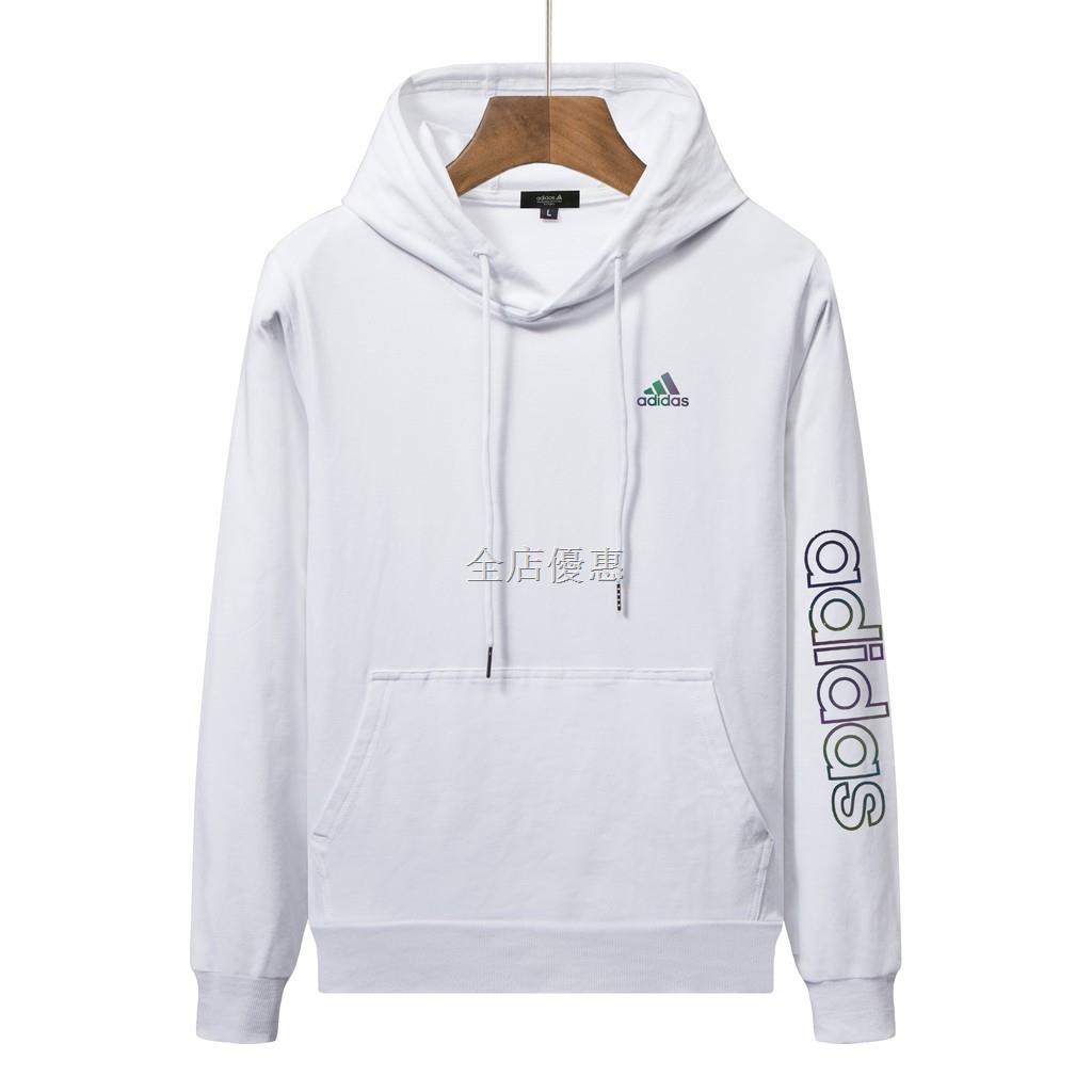 adidas hoodie logo on sleeves