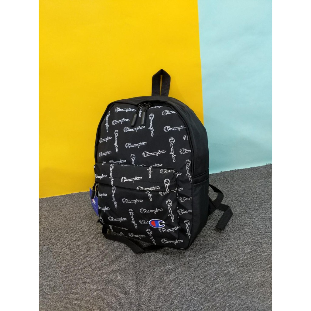 yellow champion bookbag