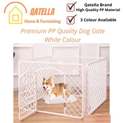 Cat Dog Pet Fence Kennel Cover Playpen Extra Durable PP Crates Indoor Easy Install DIY 宠物狗围栏室 Pet Playpen Fence Dog Cat