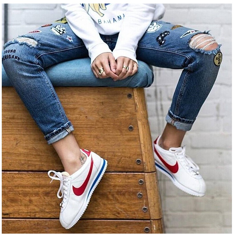 nike men's classic cortez leather shoe