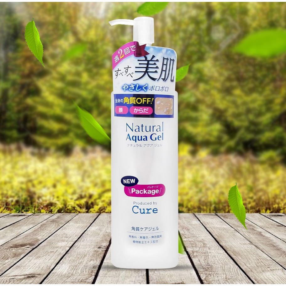 (Auth) Cure Natural Aqua Gel Japan Exfoliation 250ml Sensitive skin Shopee Malaysia