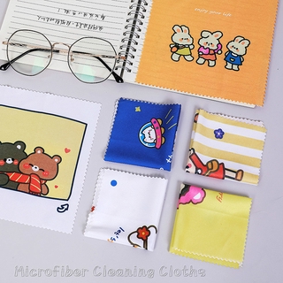 Mohamm Cartoon Microfiber Cleaning Cloths Cleans Glasses Lenses Phones Screens Other Delicate Surfaces