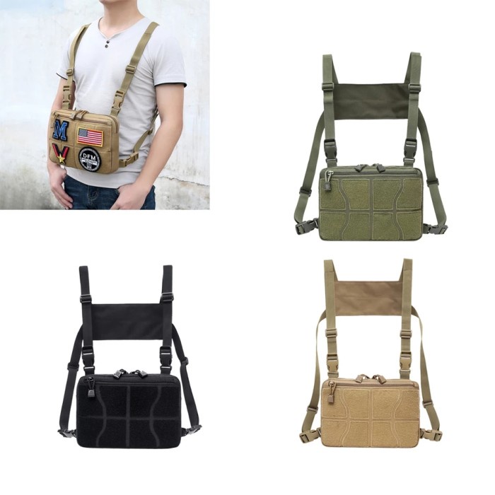 Army Tactical Military Chest Bag Men Outdoor Sling Bag Shopee Malaysia