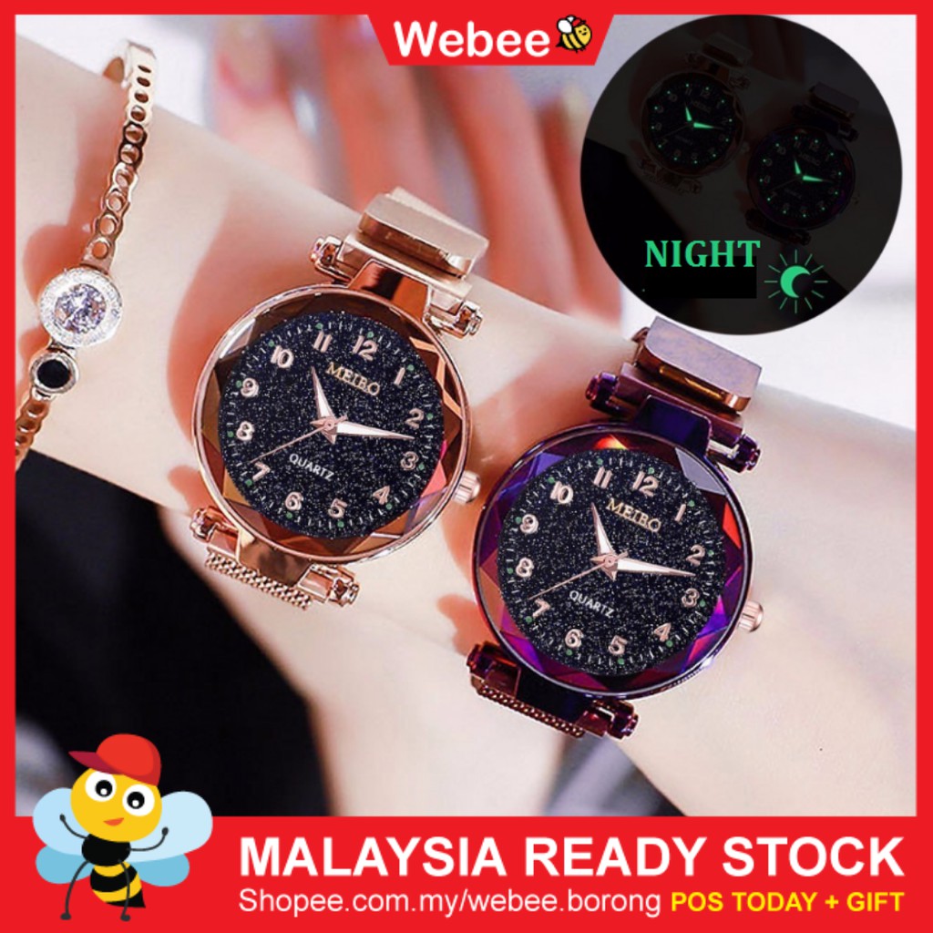 READY STOCKWEBEE JT Meibo Magnetic Buckle Stainless Steel 