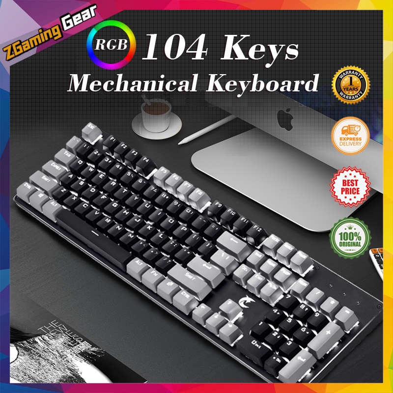 RGB Keyboard 104 Keys Mix Keycap Color True Mechanical Keyboard /Gaming Keyboard/PC Keyboard/RGB /Keyboard/LED