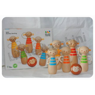 plan toys monkey bowling