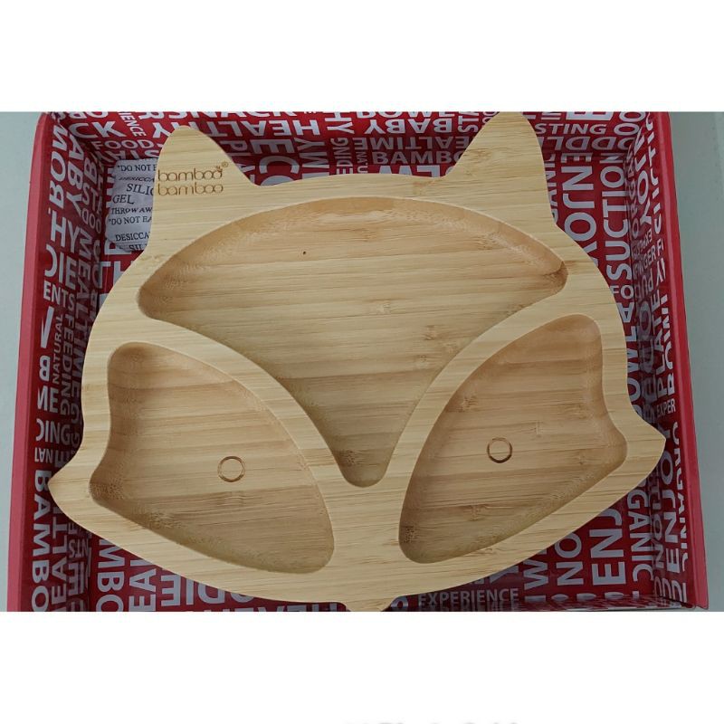 Bamboo Bamboo Fox Plate Shopee Malaysia