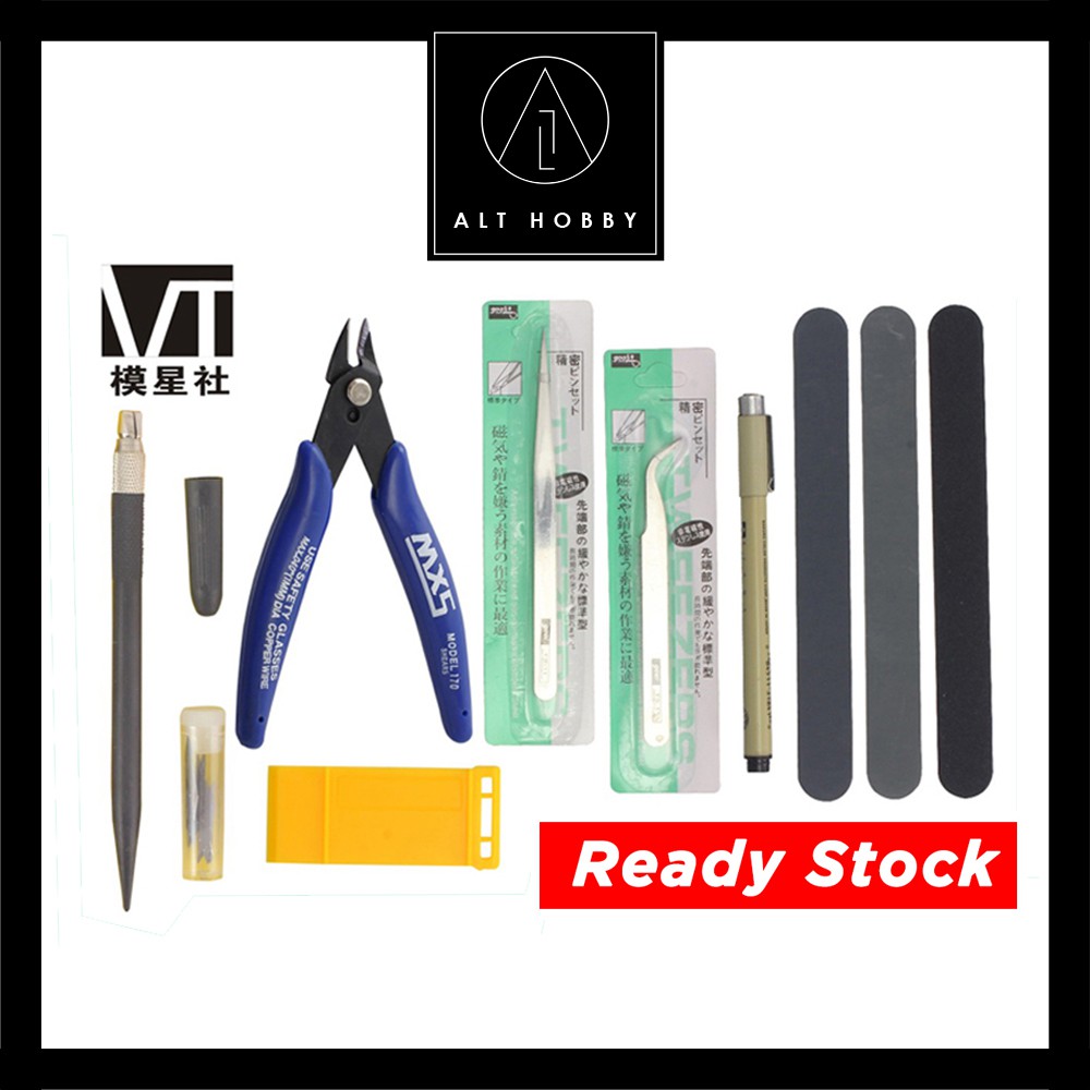 Gunpla Model Basic Tools Craft Set / Gundam Beginner Tool Set [Ready