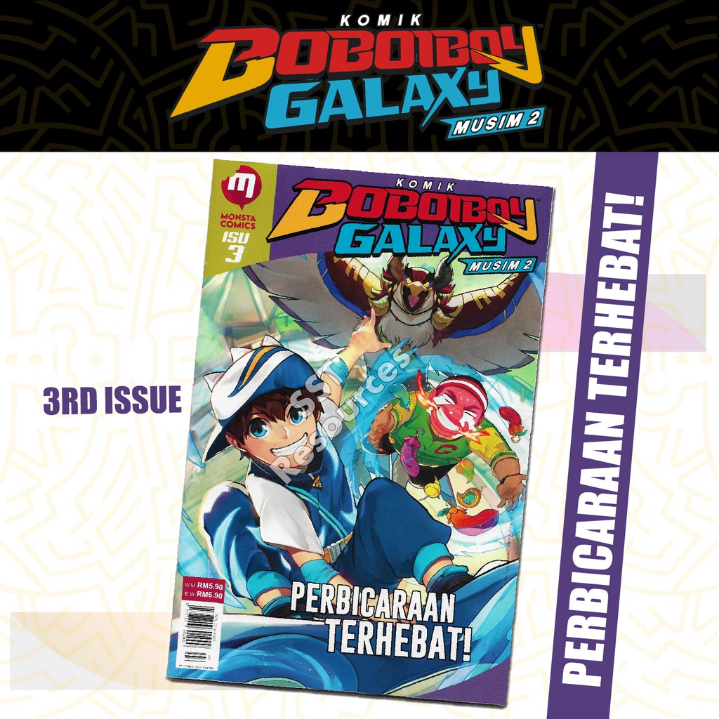 Komik Comic BoBoiBoy Galaxy Musim 2 Isu 3 : Perbicaraan Terhebat