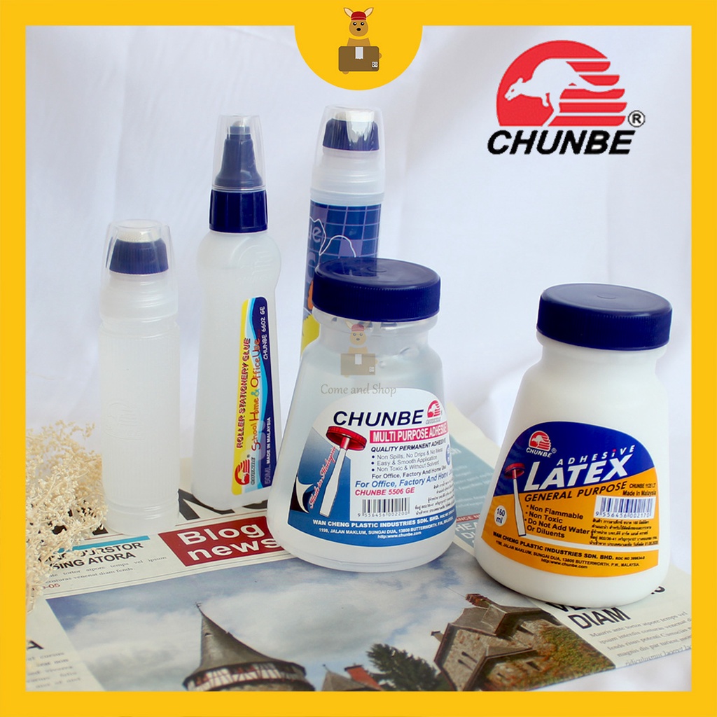 CHUNBE Stationary Water Clear Glue Multipurpose Adhesive Latex Roller