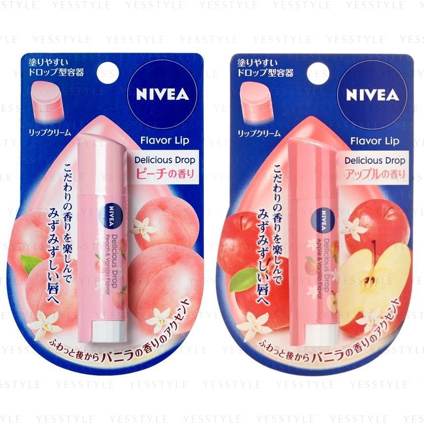 Nivea Flavor Lip Delicious Drop Japan Lip Balm Japanese Nivea Peach