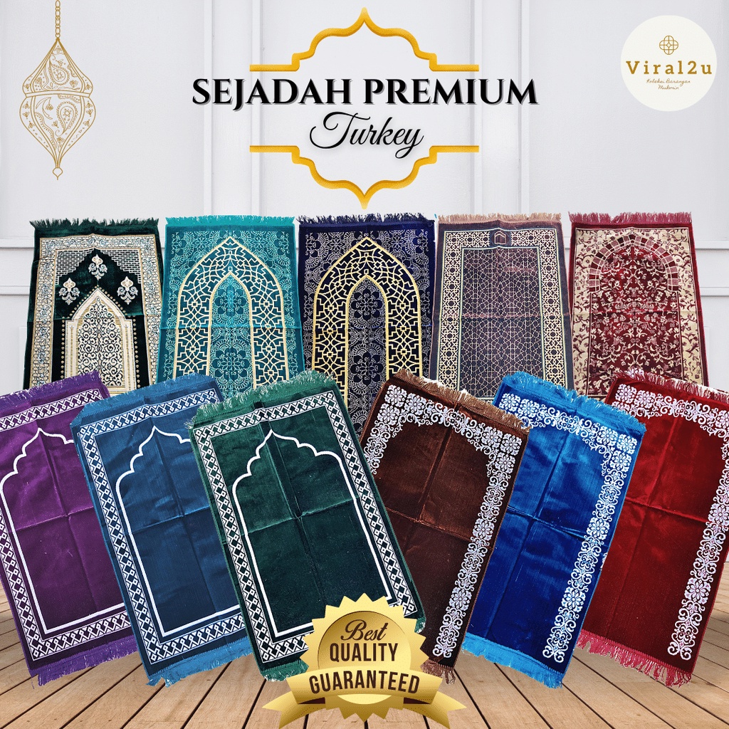 Sejadah Turkey Premium Warna-Warni(carpet effect), Abstract design