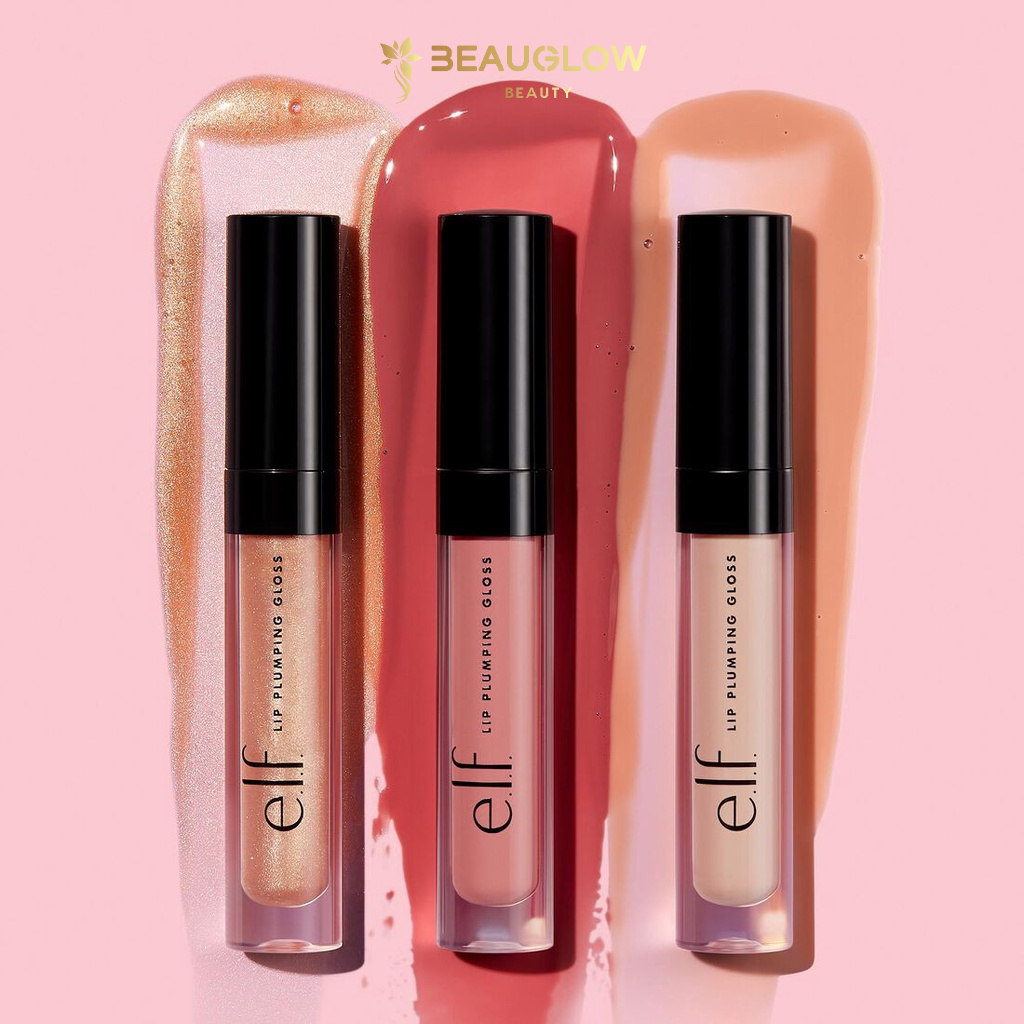 ELF Lip Plumping Gloss, Clear Shimmer Lip gloss, Hydrating, Volumizing