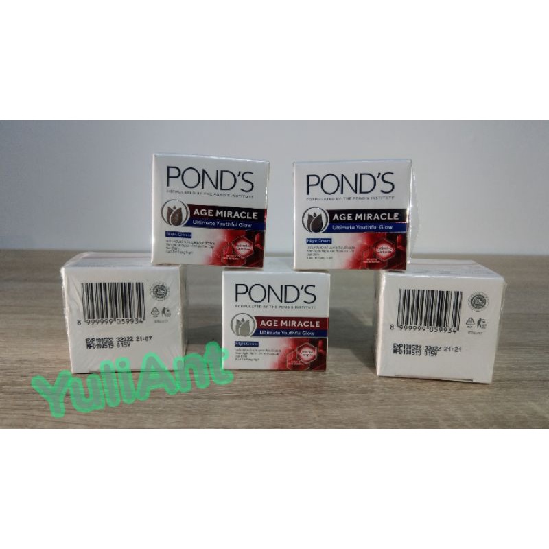 Ponds Age Miracle Night Cream G Shopee Malaysia