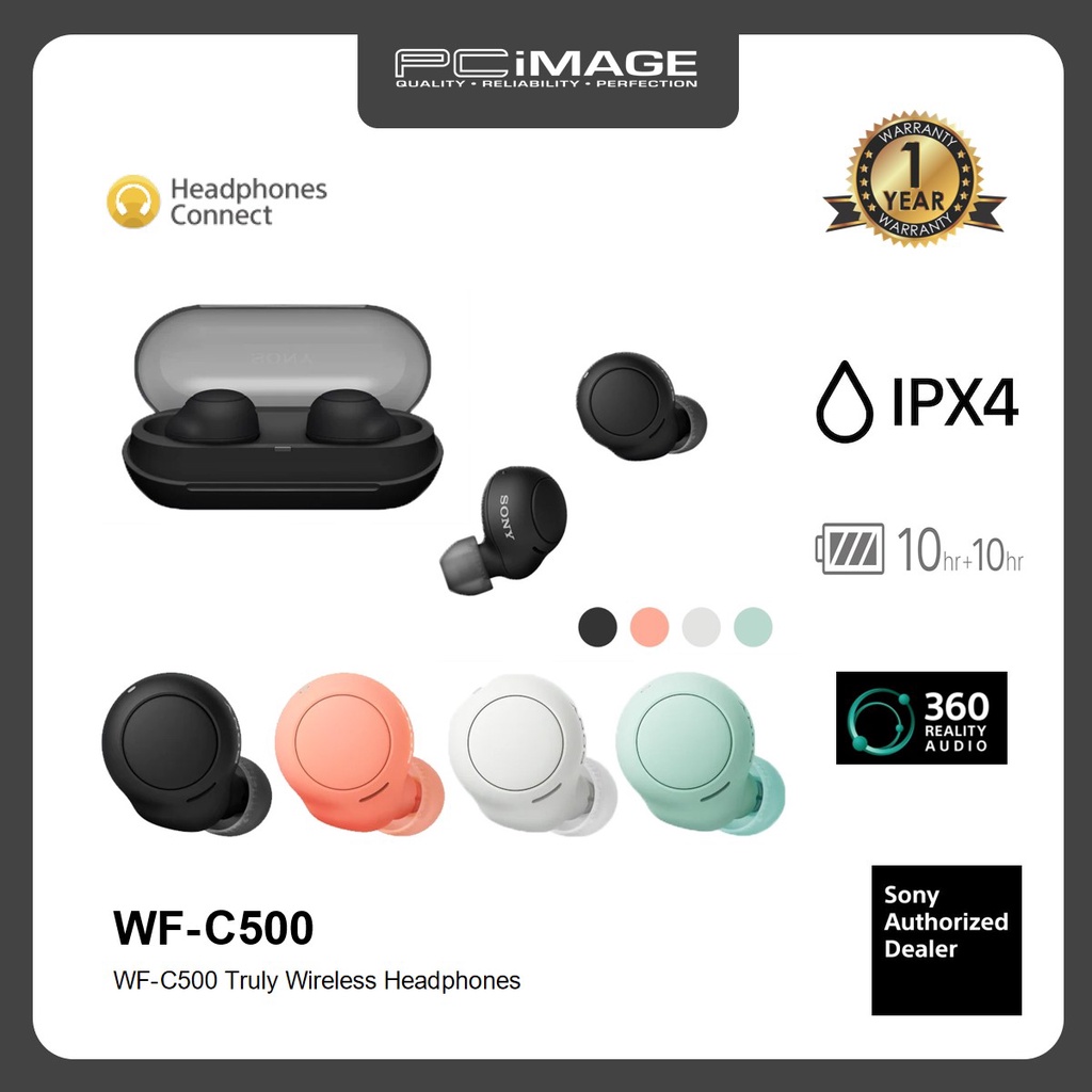 SONY C500 / WFC500 Truly Wireless Headphones Shopee Malaysia