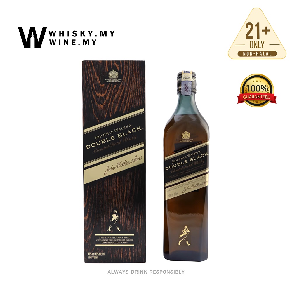 Johnnie walker double black 700ml shopee malaysia