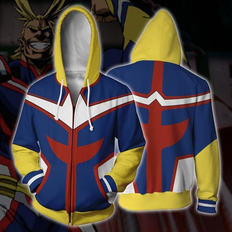 deku all might hoodie