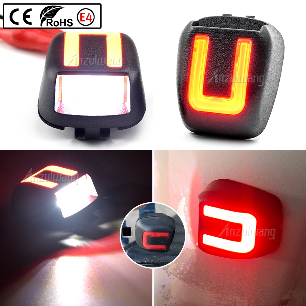 2PCS White 15SMD LED Car Number License Plate Lights for Nissan Navara