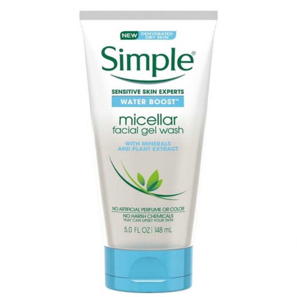 simple micellar gel wash shopee