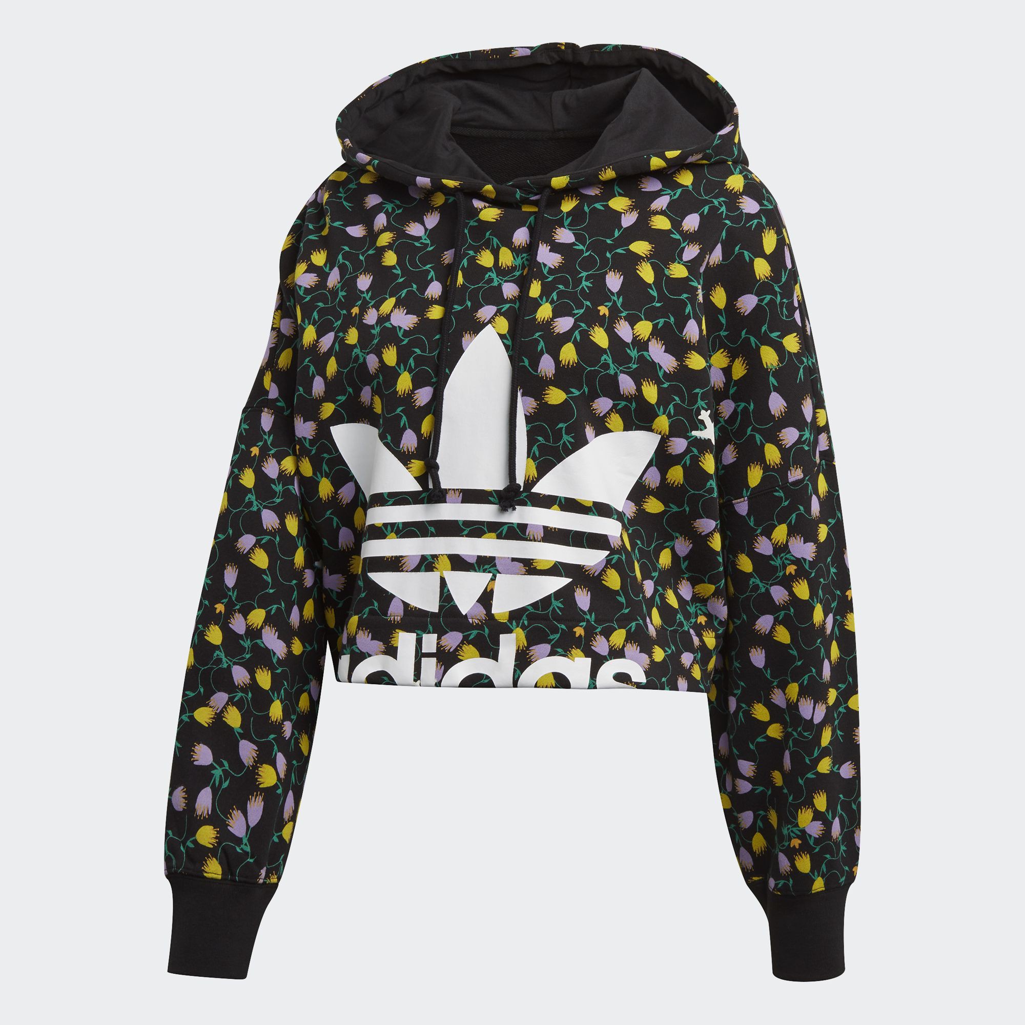 women's adidas originals graphic allover print hoodie