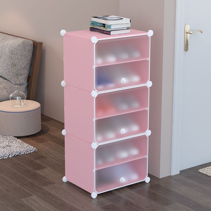 Small Narrow Shoe Rack Dustproof Storage At The Door Of The Dormitory Magical Simple And Economical Multi Layer Assembly Folding Household Shoe Cabinet Shopee Malaysia