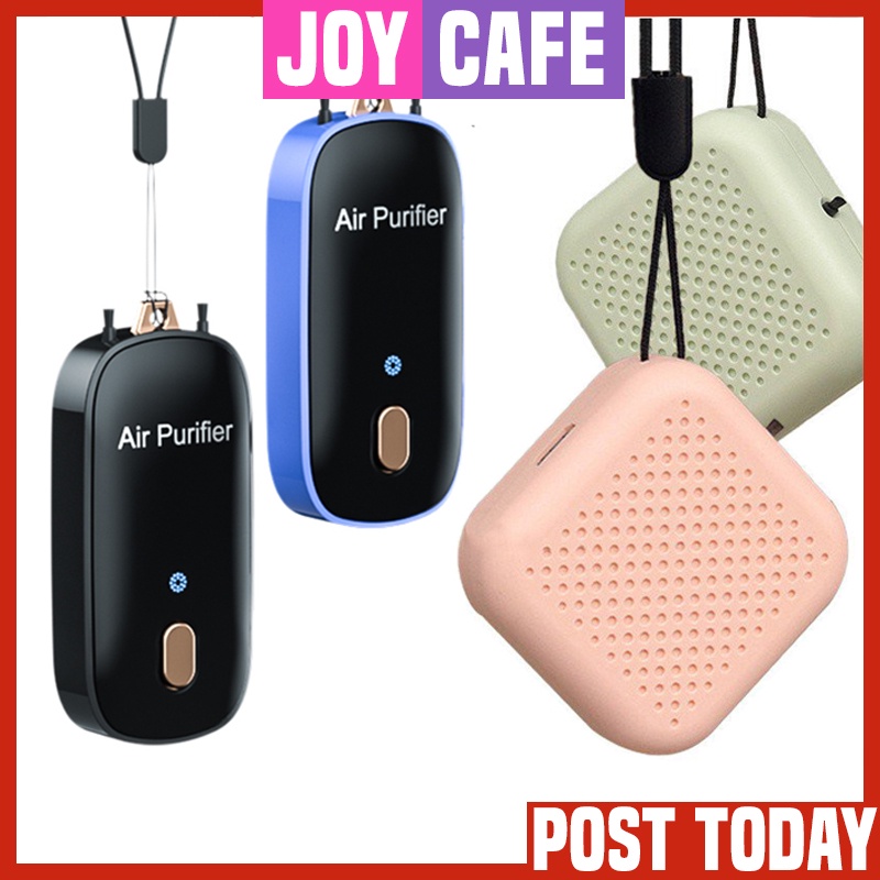 ⭐ K7 Personal Wearable Air Purifier Necklace Negative Ion Sterilizer Antivirus Portable Small Mini Smoke Purifiers 空气清净