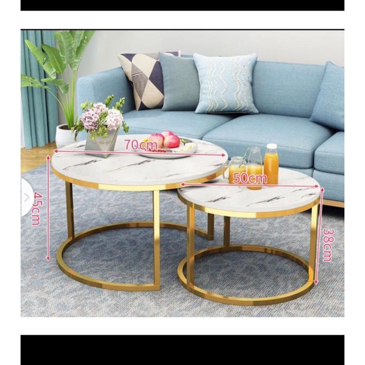 [FAST SHIPPING] coffe table 2in1/ meja kopi/meja tv/ meja deco/side table/ display  table/ console table