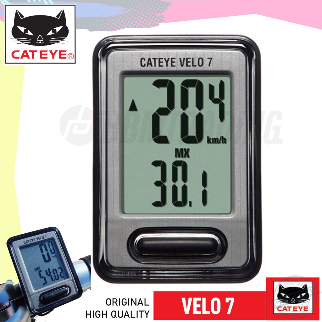 CATEYE VELO 7 CYCLING COMPUTER BICYCLE METER CYCLING CATEYE ALL