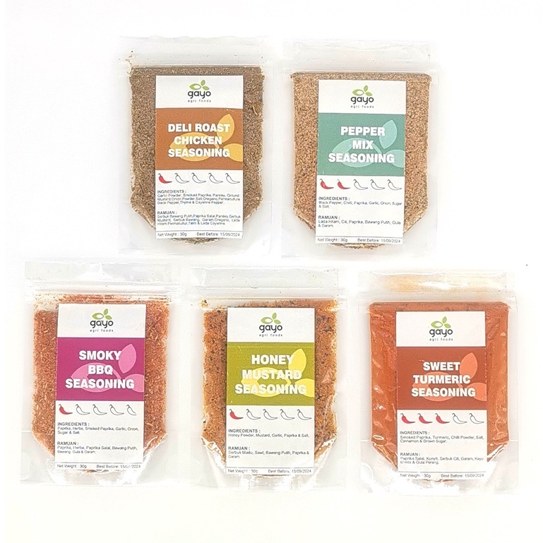 [Seasoning] Malaysian Favourites 5 in 1 (5 x 30g) Shopee Malaysia