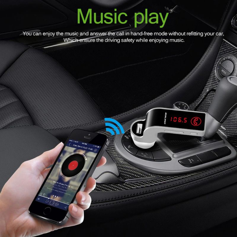 CARG7 / CARS7 CAR BLUETOOTH FM TRANSMITTER /BLUETOOTH KERETA/BLUETOOTH