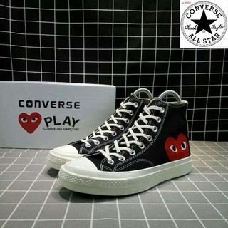 converse cdg high on feet