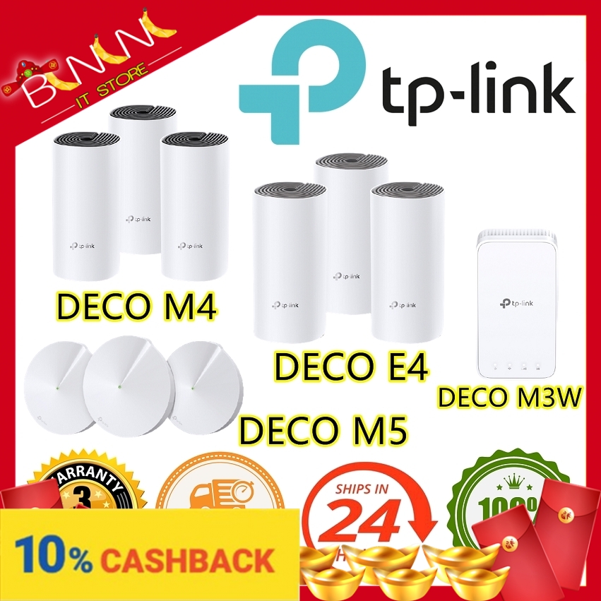 TP-LINK DECO M3W | DECO E4 | M4 | M5 AC1200 WHOLE HOME ...