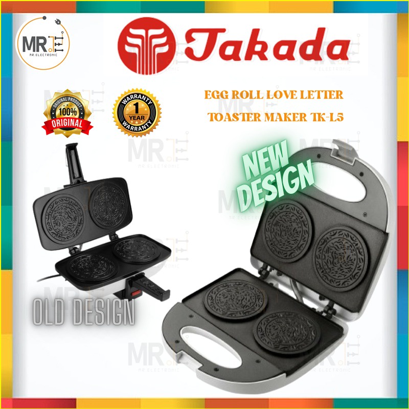 TAKADA New Design Egg Roll Loveletter Toaster/Maker TK-L5 Takada TK-L5 Egg Rolls Toaster (Kuih Sepit) Acuan Kuih Sepit