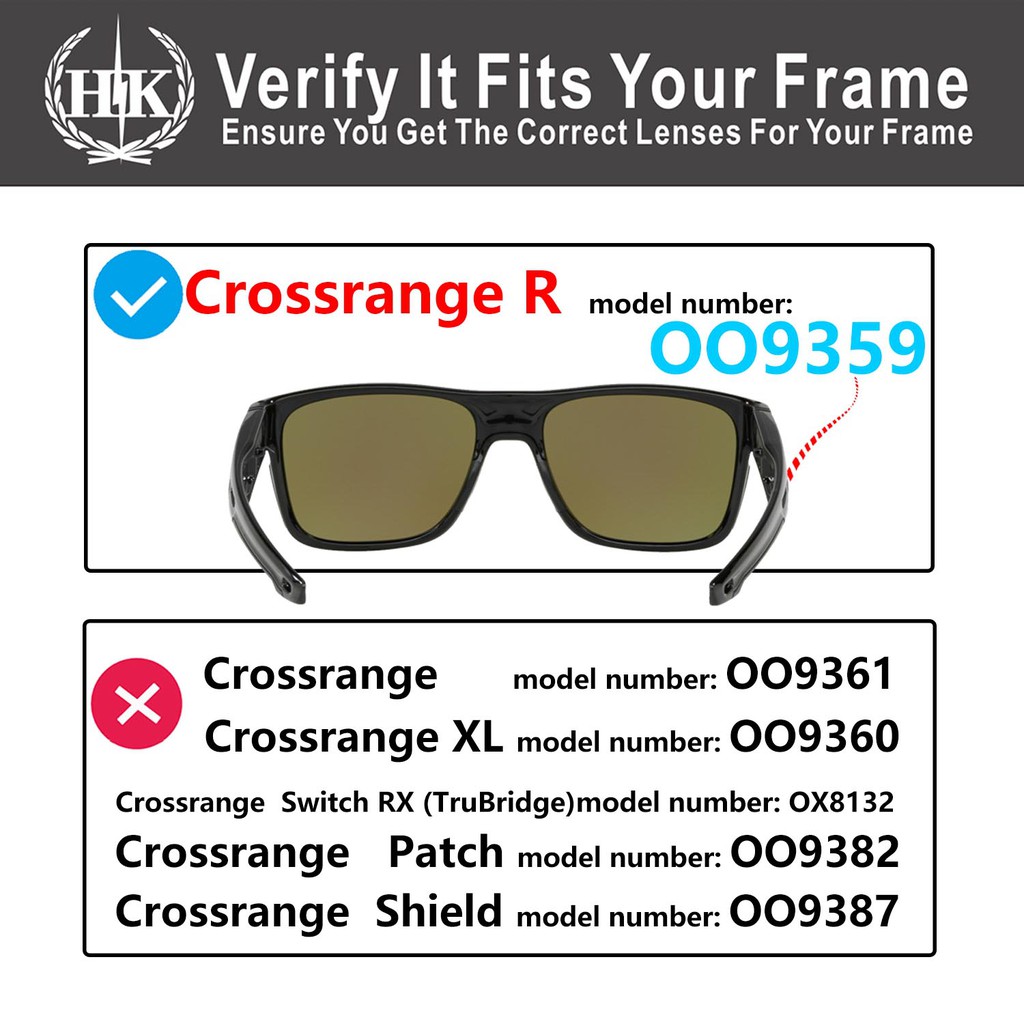 crossrange shield replacement lenses