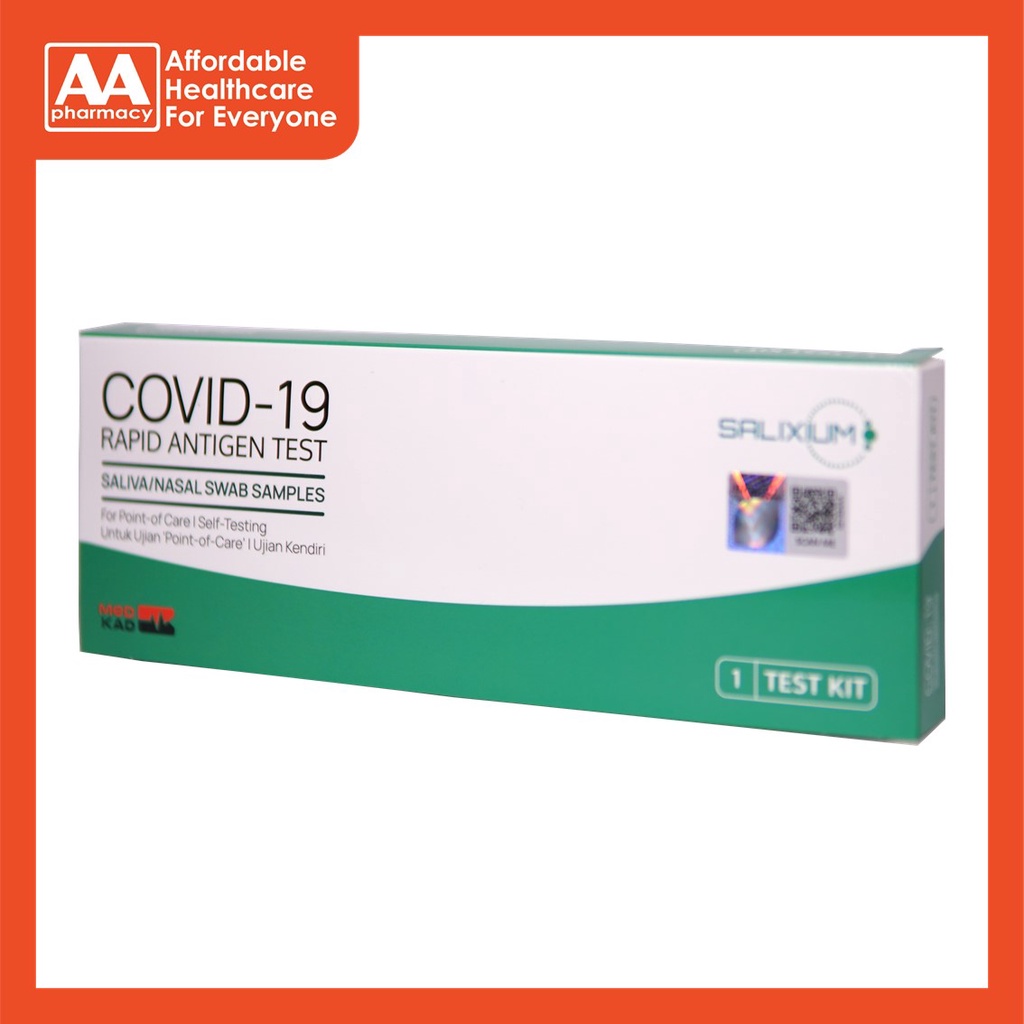 SALIXIUM COVID19 HOME TEST KIT (SALIVA + NASAL SWAB) Shopee Malaysia