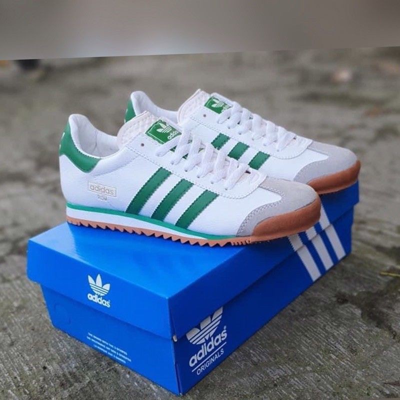 adidas rom green and white