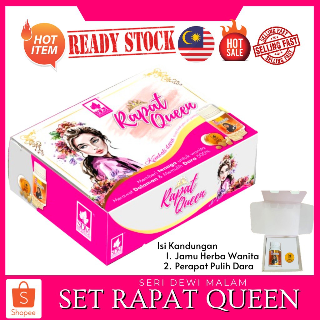 Buy Rapat Queen By Sdm Jamu Herba Wanita Perapat Pulih Dara Keputihan Bau Hanyir Gatal Rahim Kembang Ketat Seetracker Malaysia