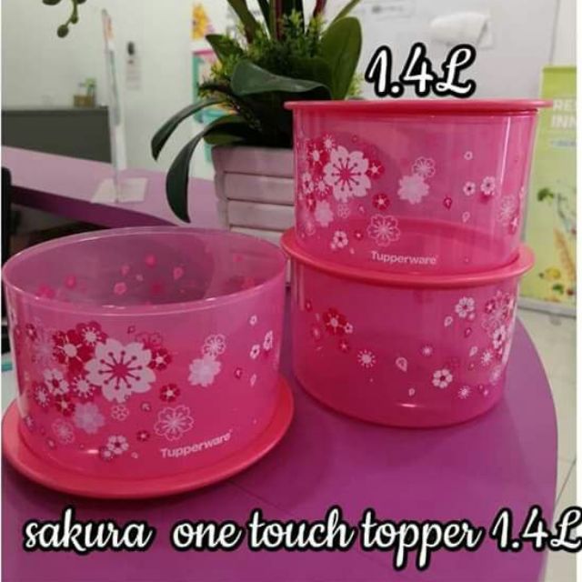 Tupperware Sakura One Touch Topper Medium Set