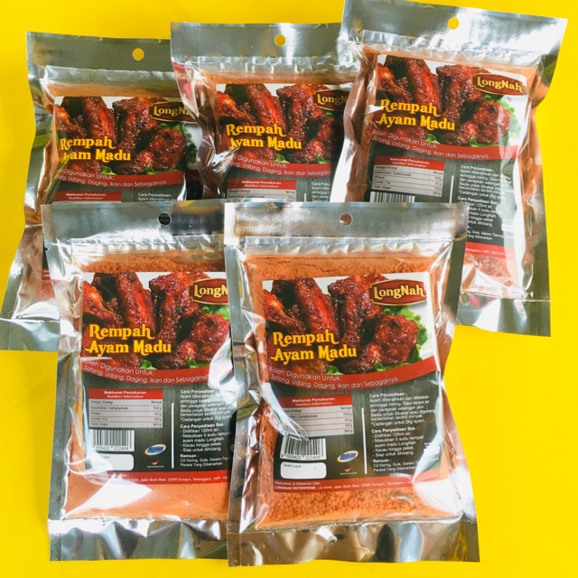  Rempah  Ayam  Madu 250g Rempah  Ayam  Bakar  rempah  BBQ 